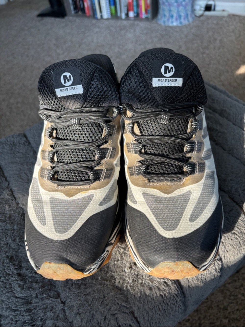 Merrell Moab Speed Solution J067013 White Hiking Shoes Sneakers Mens Size9 EUR43 - Picture 2 of 8